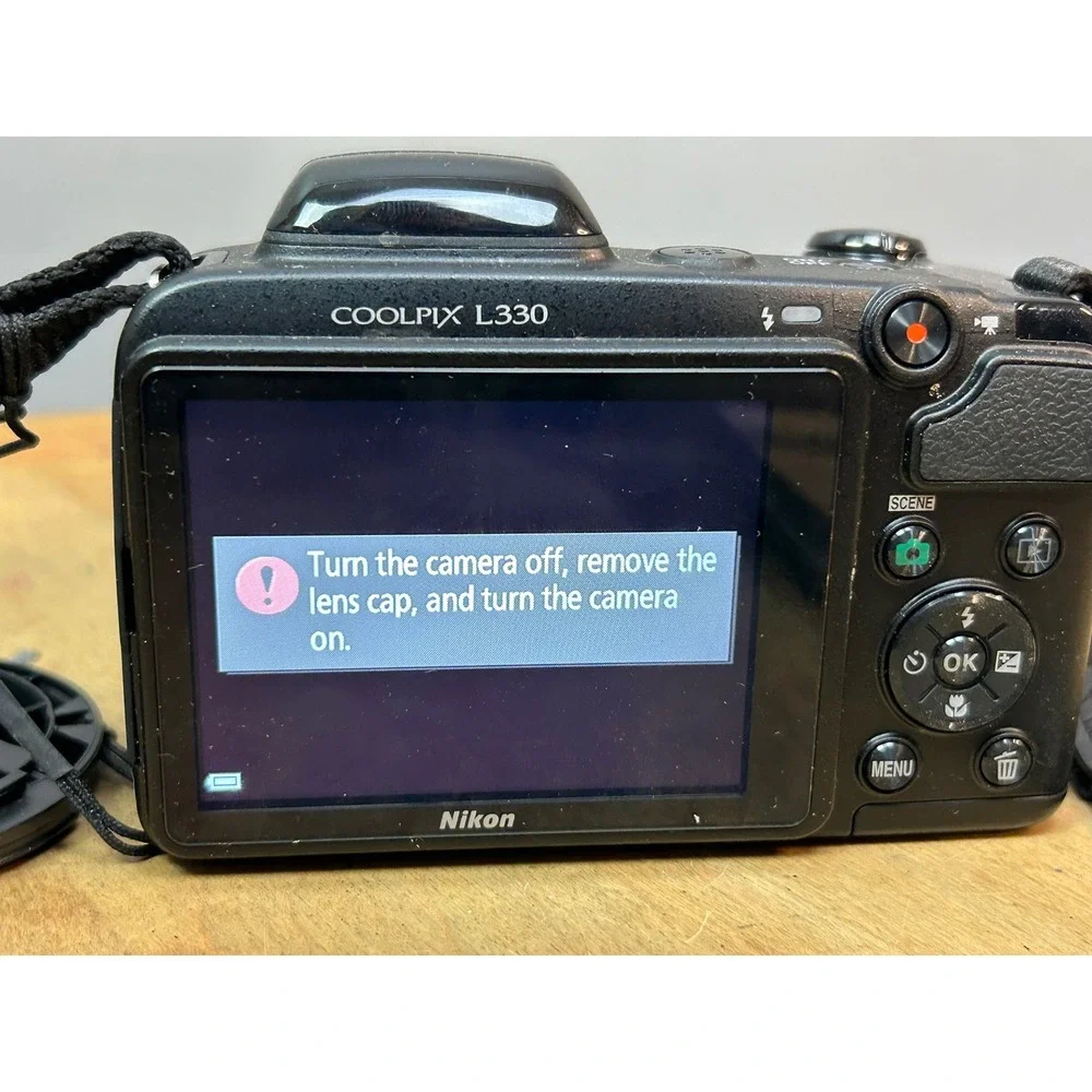 Nikon Digital Camera Unisex OS Black Coolpix L330 20.2MP 26x Zoom Bridge Camera